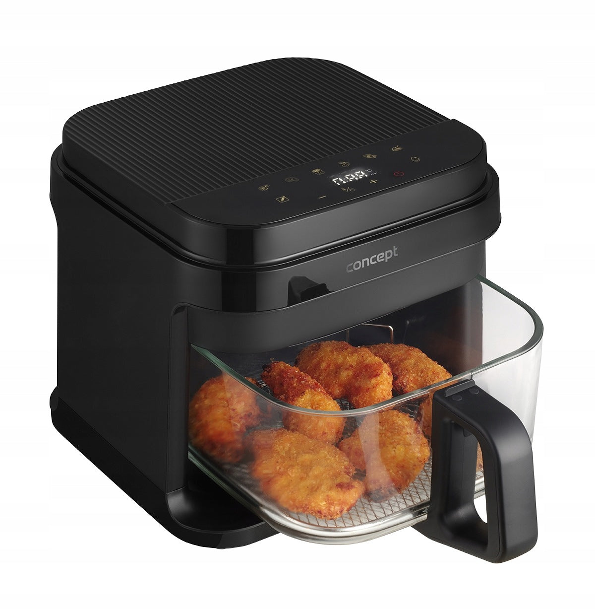 CONCEPT Horkovzdušná fritéza GLASS & FAST 5,5 L FR5500