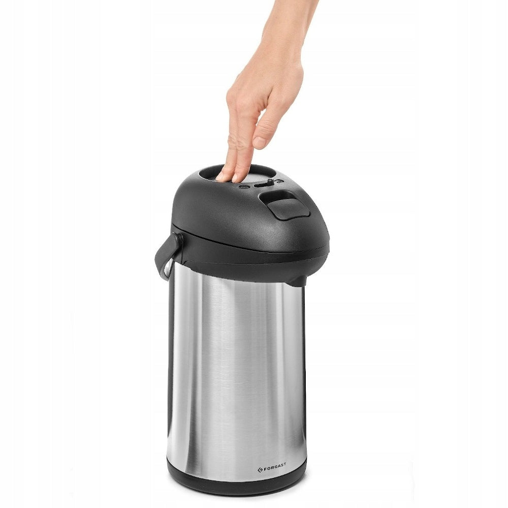 CONFERENCE STEEL CATERING THERMOS WITH PUMP 4L FORGAST FG05804 Brand Forgast