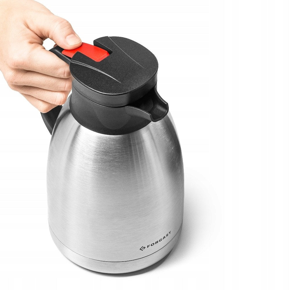 CONFERENCE THERMOS STEEL TABLE WITH BUTTON 1,5L FORGAST FG05815 Packaging status original