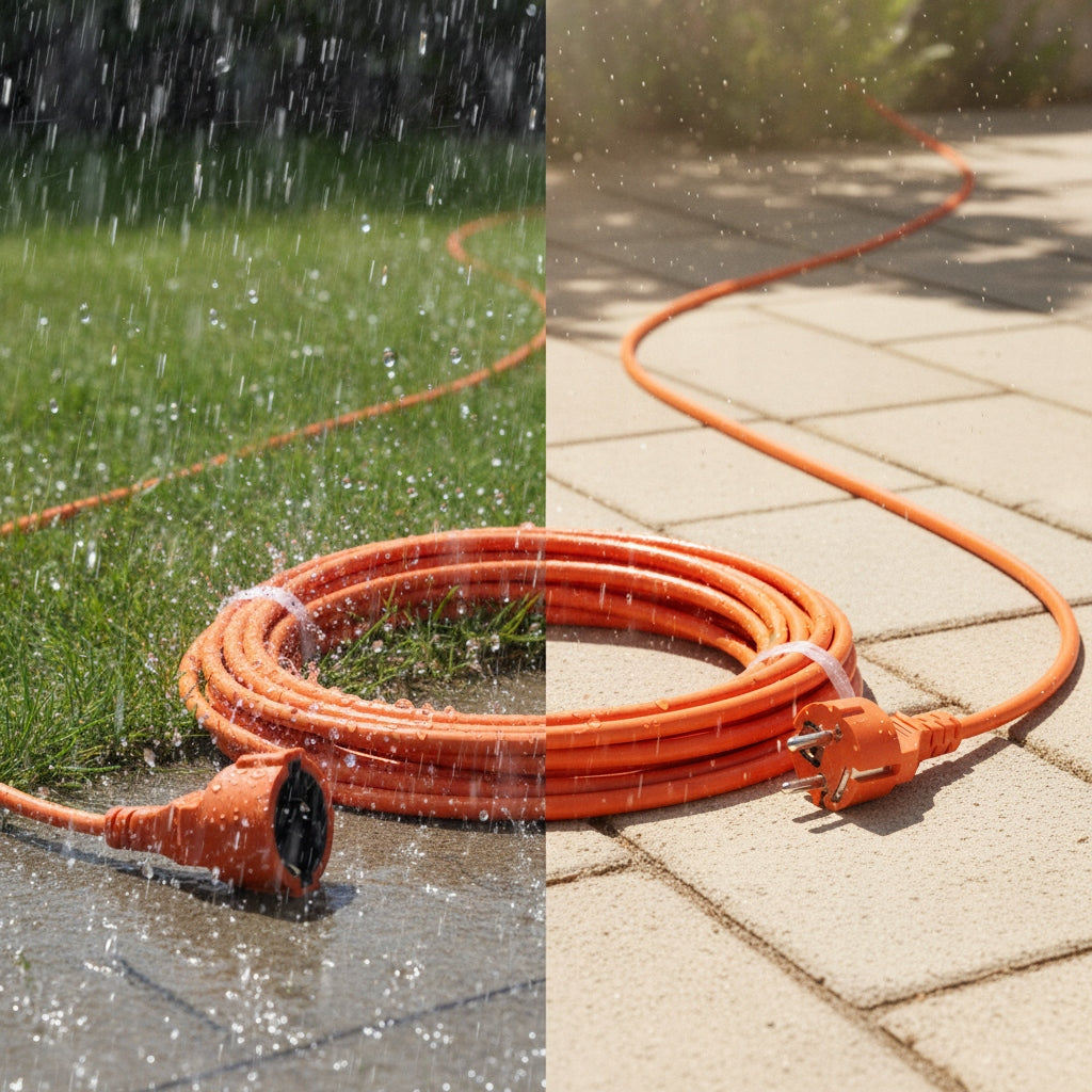 CONSTRUCTION GARDEN EXTENSION CABLE FOR GARDEN MOWER 2x1,5mm 30m NEW Packaging status original