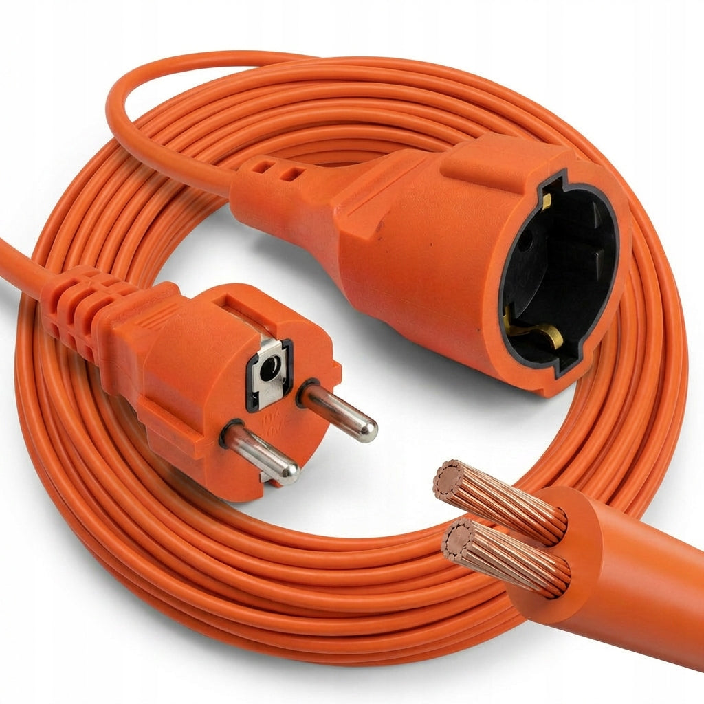 CONSTRUCTION GARDEN EXTENSION CABLE FOR GARDEN MOWER 2x1,5mm 30m NEW