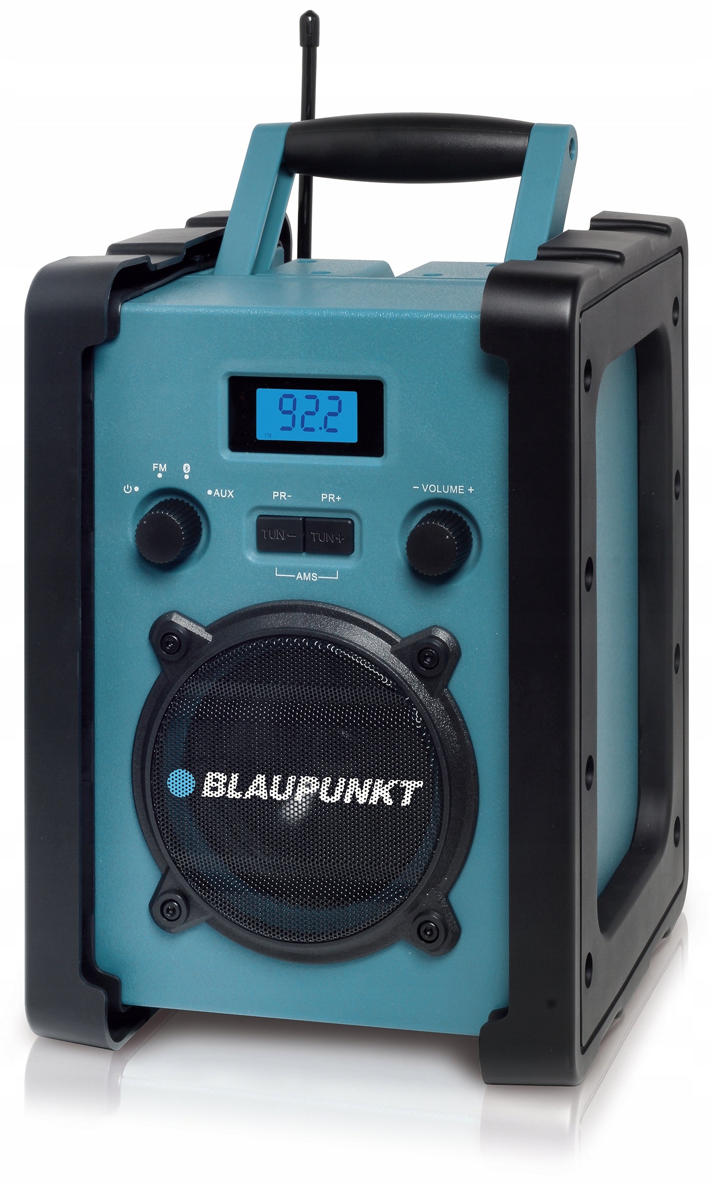 CONSTRUCTION RADIO BATTERY BLUETOOTH PORTABLE BLAUPUNKT FM AUX POWER SUPPLY