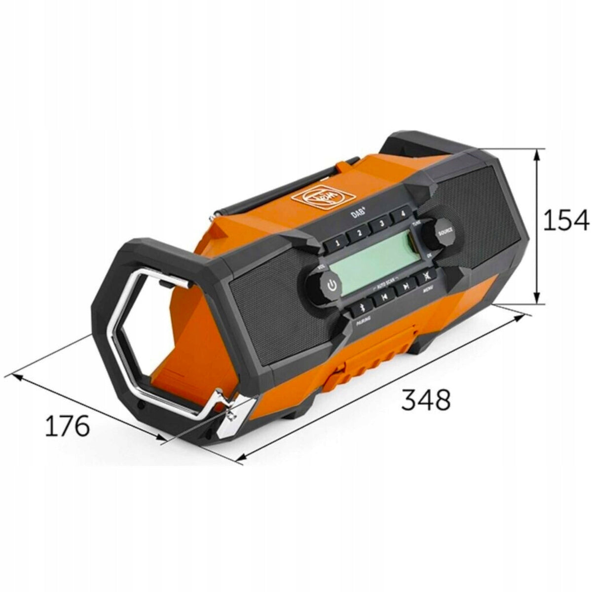 CONSTRUCTION RADIO GPB 18V-2 C 18V FM AUX DAB+ IP54 ARAD 18 BC AS FEIN BOSCH Manufacturer code 92604204010