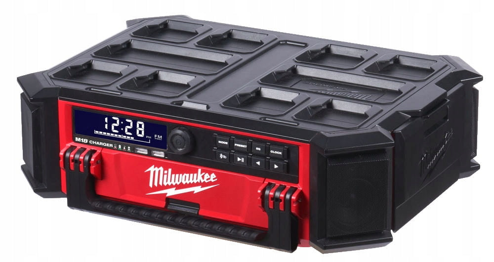 CONSTRUCTION RADIO MILWAUKEE M18 PACKOUT DAB+ BLUETOOTH CHARGER Manufacturer code 4933472112