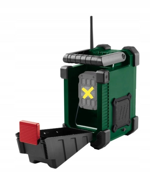 CONSTRUCTION RADIO PARKSIDE PBR 10W USB AUX BT DAB+ FM , 220V 12V 20V POWER SUPPLY Manufacturer code 373442_2104