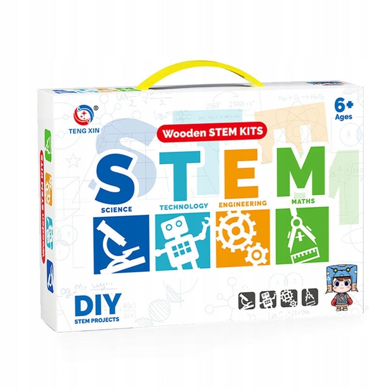 CONSTRUCTION SET STEM 10IN1 EDUCATIONAL BLOCKS MECHANICS GIFT CHILDREN Brand MiniMind
