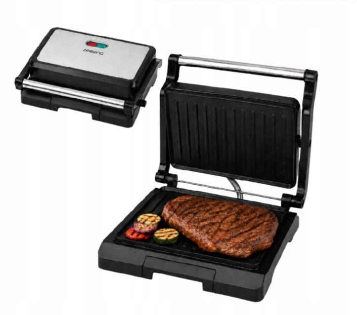 CONTACT GRILL ELECTRIC TOASTER PANINI TOAST STEAK 800W DRIP TRAY