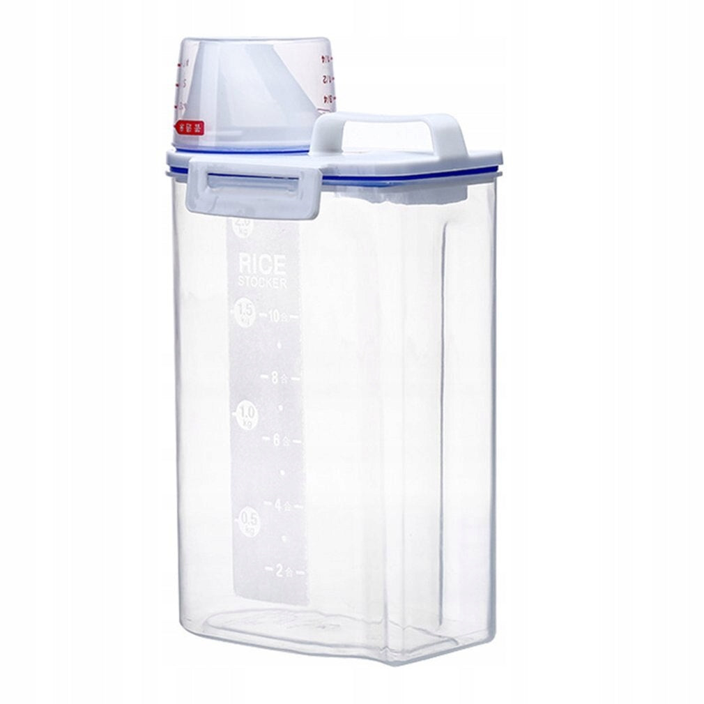 CONTAINER FOOD STORAGE BOX WITH MEASURING CUP FOR CAT DOG 2L Manufacturer code 5949219087745