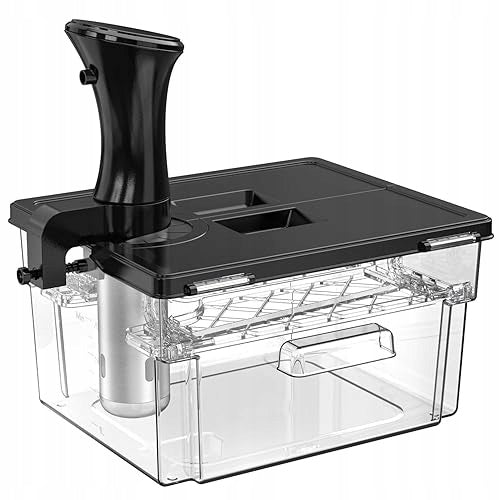 CONTAINER SOUS VIDE 11 LITERS SET WITH LID AND ROAR FOR HOME silicone
