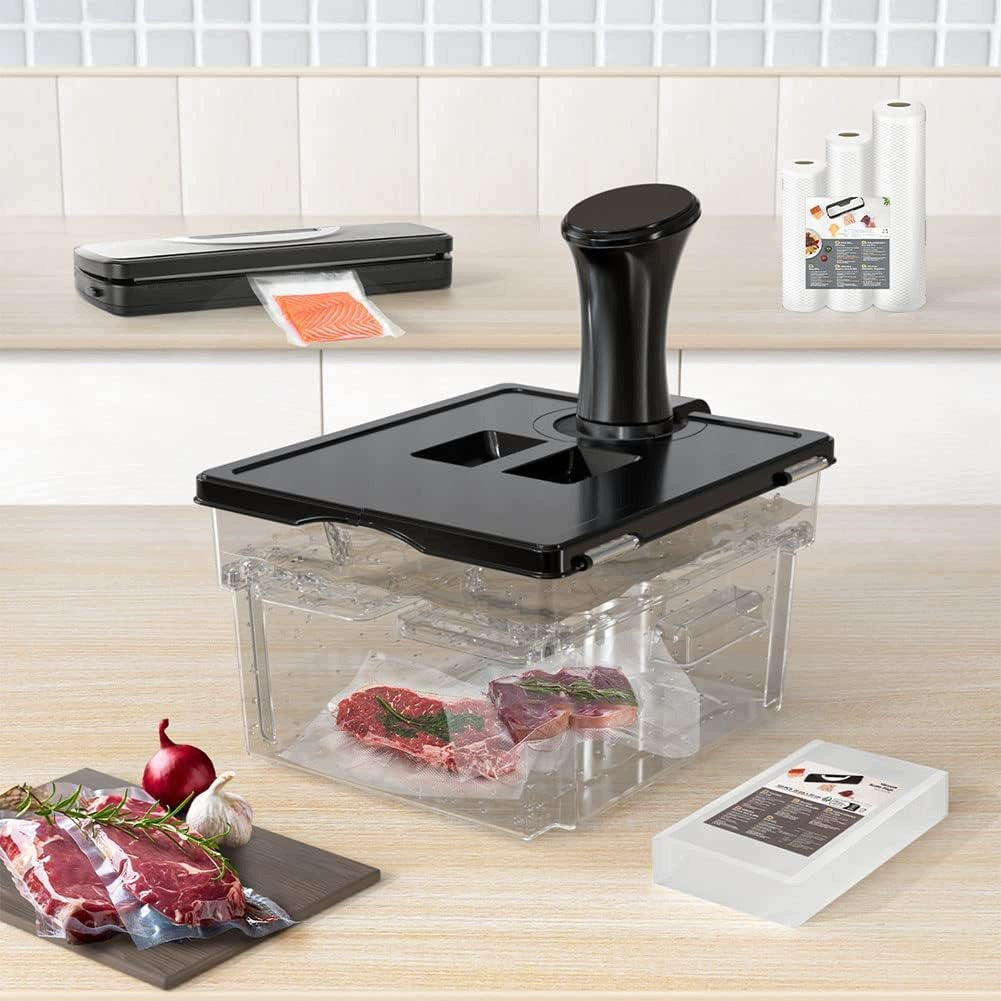 CONTAINER SOUS VIDE 11L SET WITH LID AND RACK BPA FREE Brand no brand