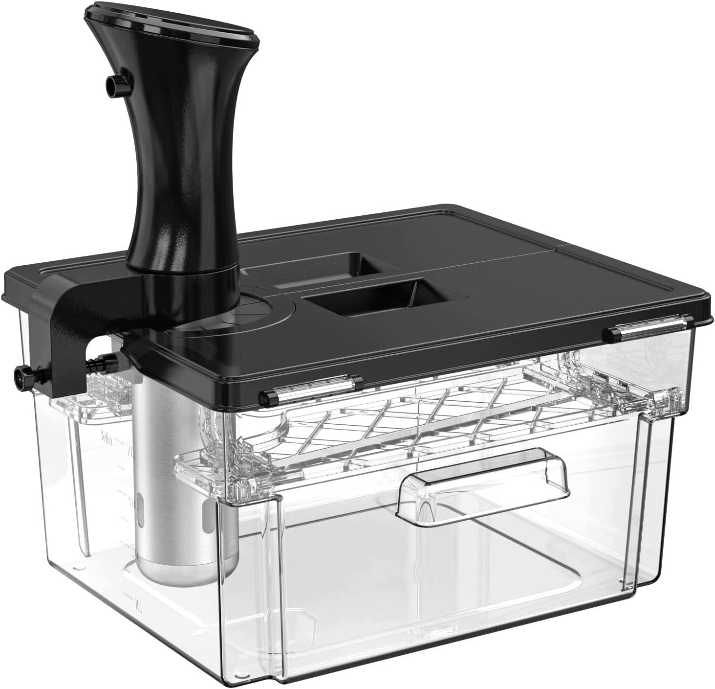 CONTAINER SOUS VIDE 11L SET WITH LID AND RACK BPA FREE