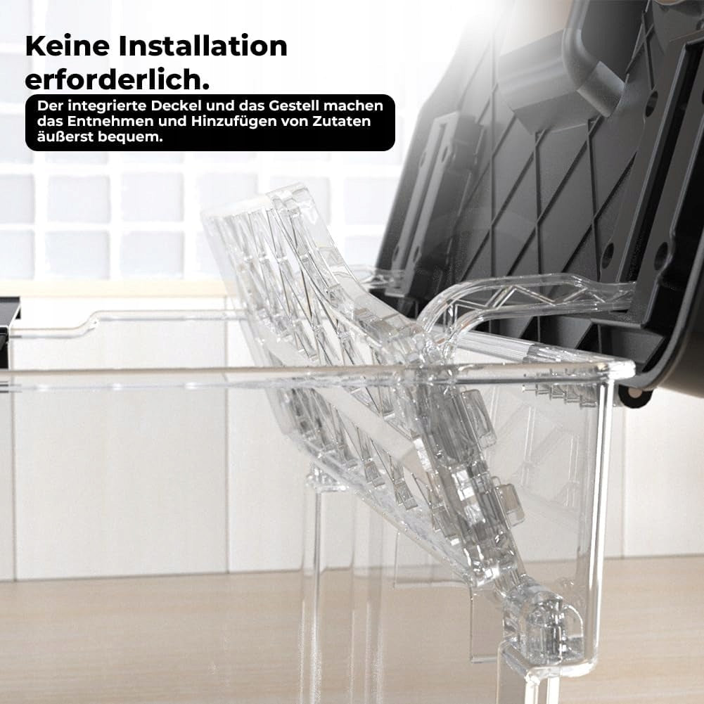 CONTAINER SOUS VIDE 11L SET WITH LID RACK XENON Model B0BXW8JQJ2