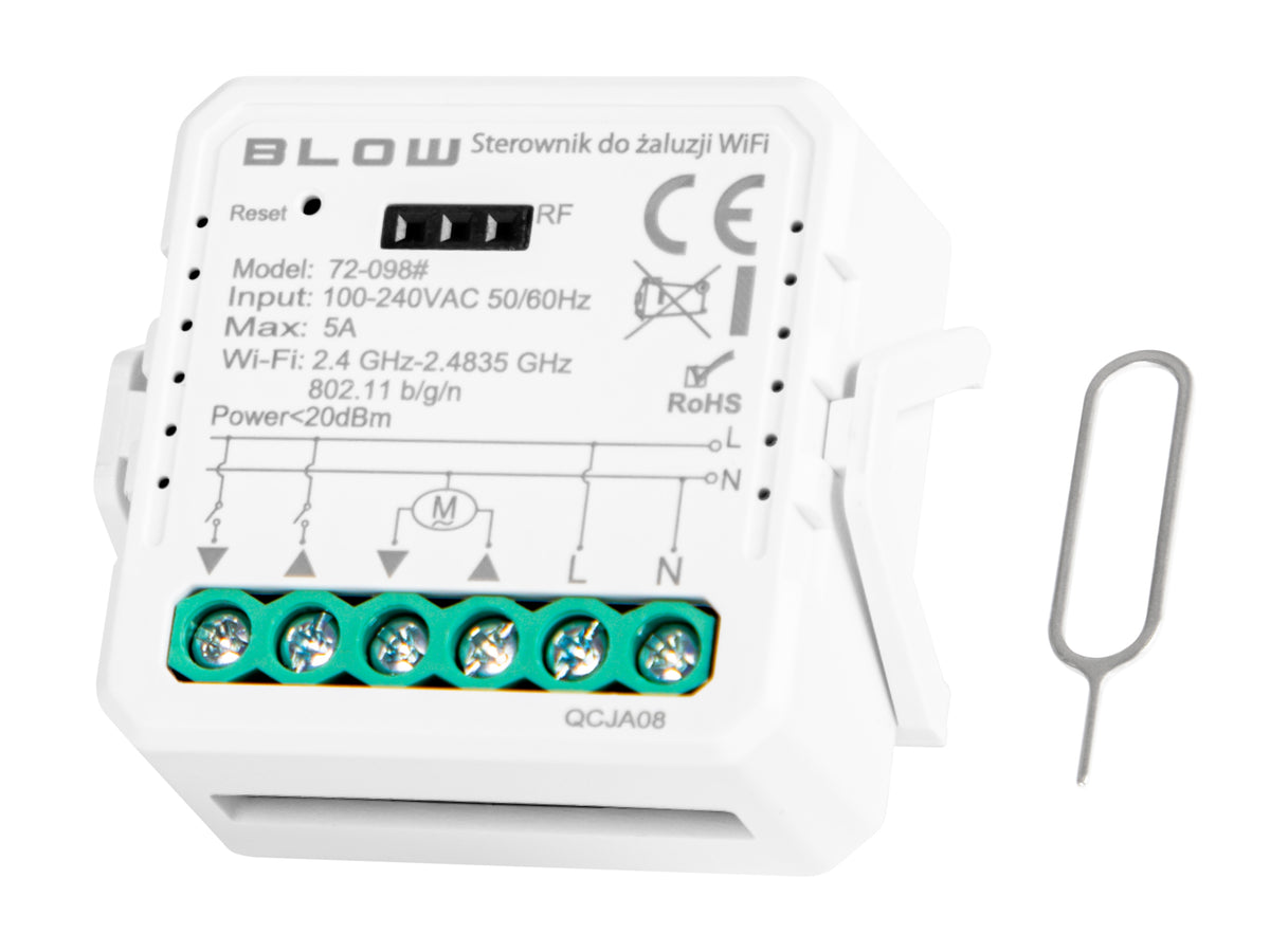 CONTROLLER FOR ROLLER SHUTTERS WIFI TUYA MODULE SWITCH SMART MINI Packaging status original