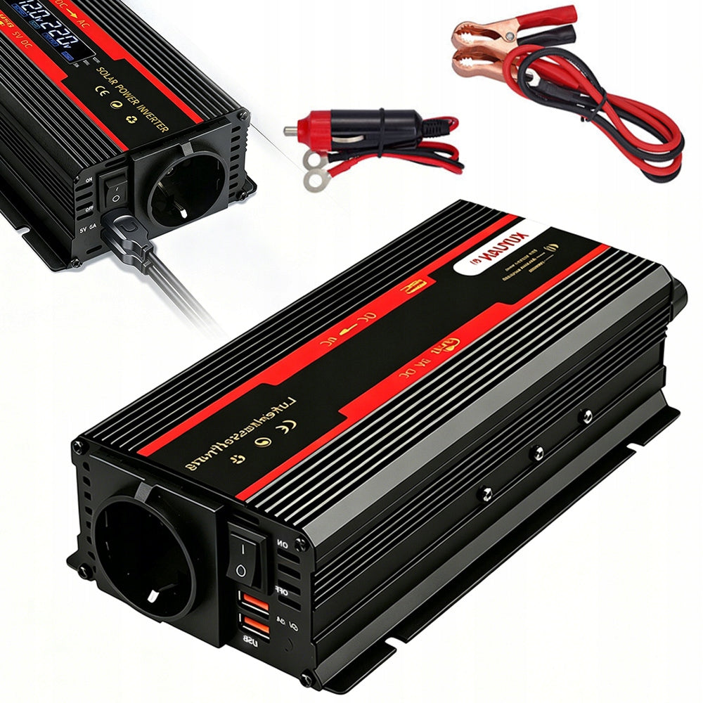 CONVERTER 12V/24V TO 220V CAR INVERTER 2000W SECURITY