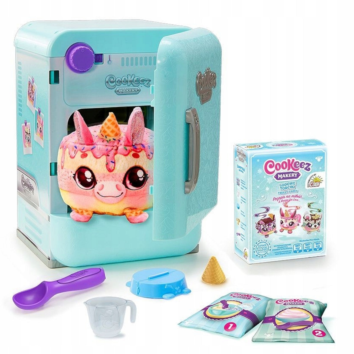 COOKEEZ MAKERY FROZEN CAKES WITH REFRIGERATOR TOY SCENTED PLUSH TOY EAN (GTIN) 5907385924141