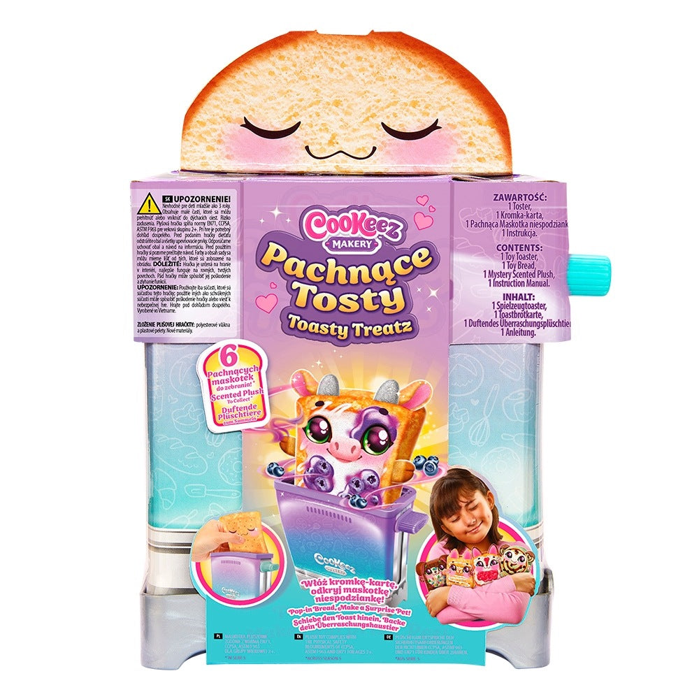 COOKEEZ MAKERY TOAST TREATZ PLUSH TOY SCENTED TOAST TOY TOASTER Brand Cobi