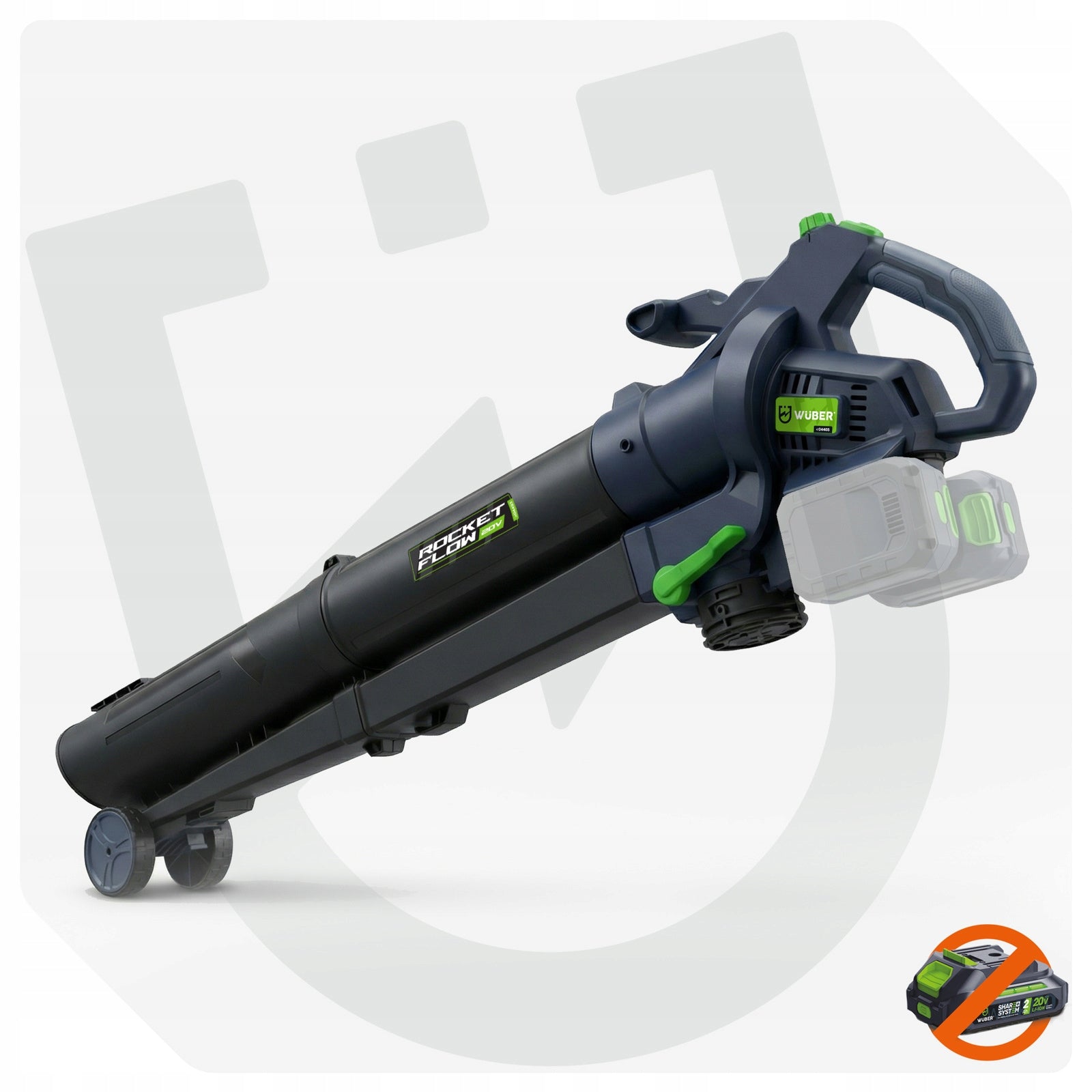 CORDLESS 40V LEAF BLOWER SHREDDER VACUUM CLEANER 245km/h MULCHING Tool weight 2.82 kg