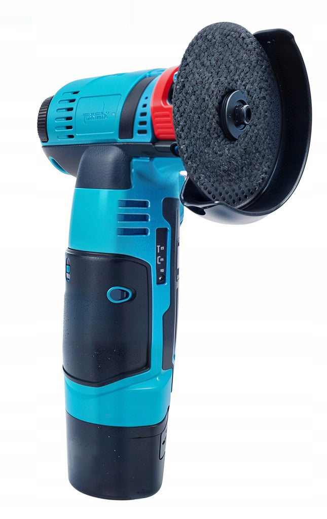 CORDLESS ANGLE GRINDER 15000 RPM DISC 2xAKU 18V Device weight 0.87 kg