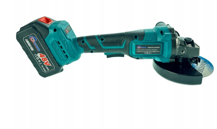 CORDLESS ANGLE GRINDER 2x AKU 48V 4AH PROFESSIONAL Maximum power 1200 W