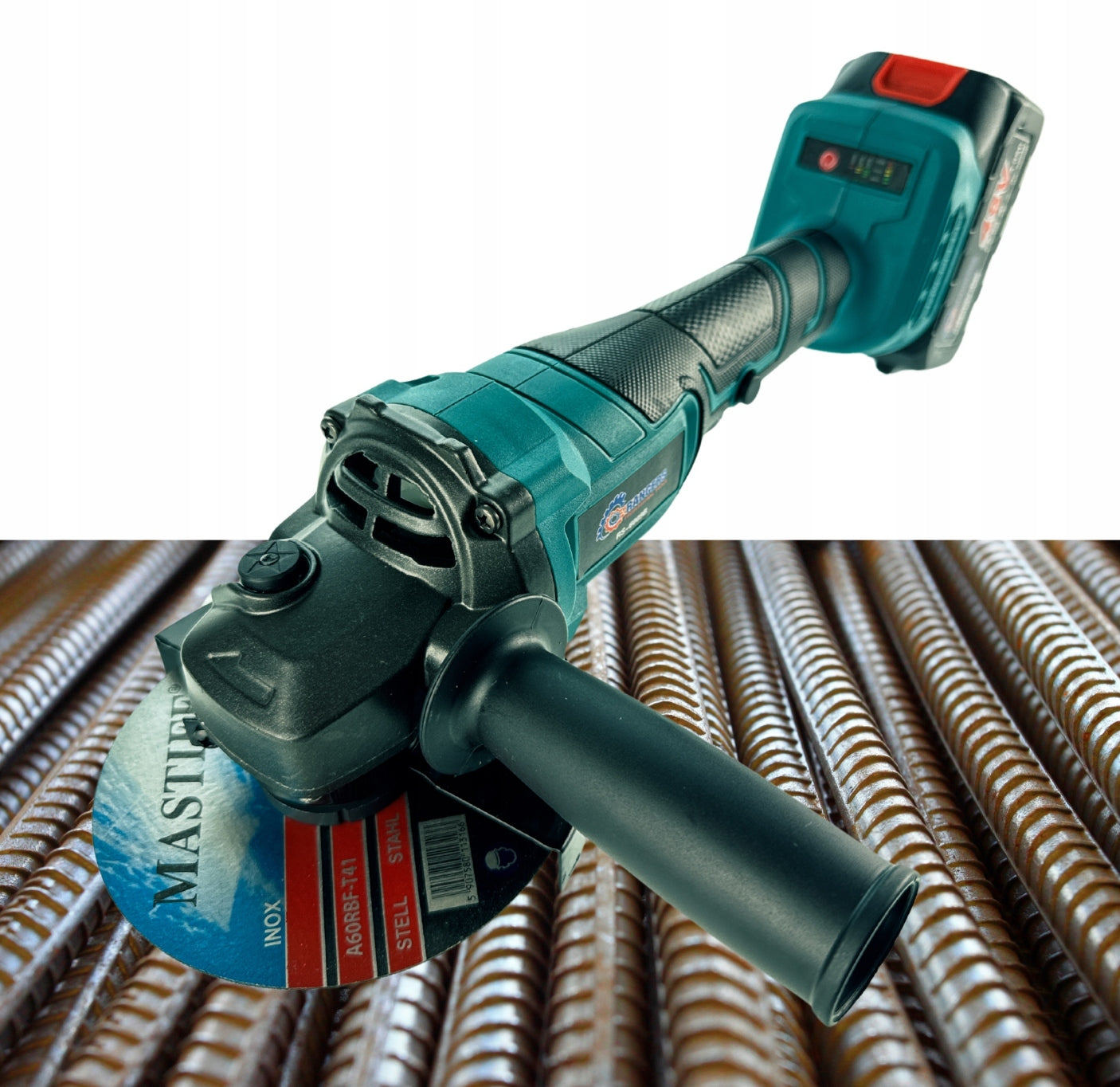 CORDLESS ANGLE GRINDER 2x AKU 48V 4AH PROFESSIONAL Series PRO TOOLS SZLIFIERKA AKUMULATOROWA