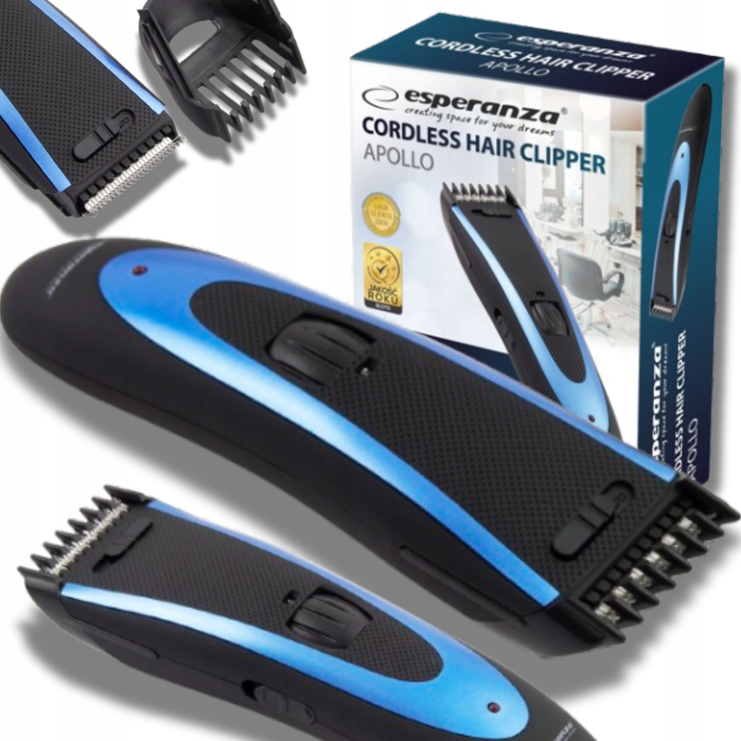 CORDLESS BEARD HAIR CLIPPER STRONG TRIMMER ADJUSTMENT Manufacturer code MASZYNKA BEZPRZEWODOWA GOLARKA DO WŁOSÓW