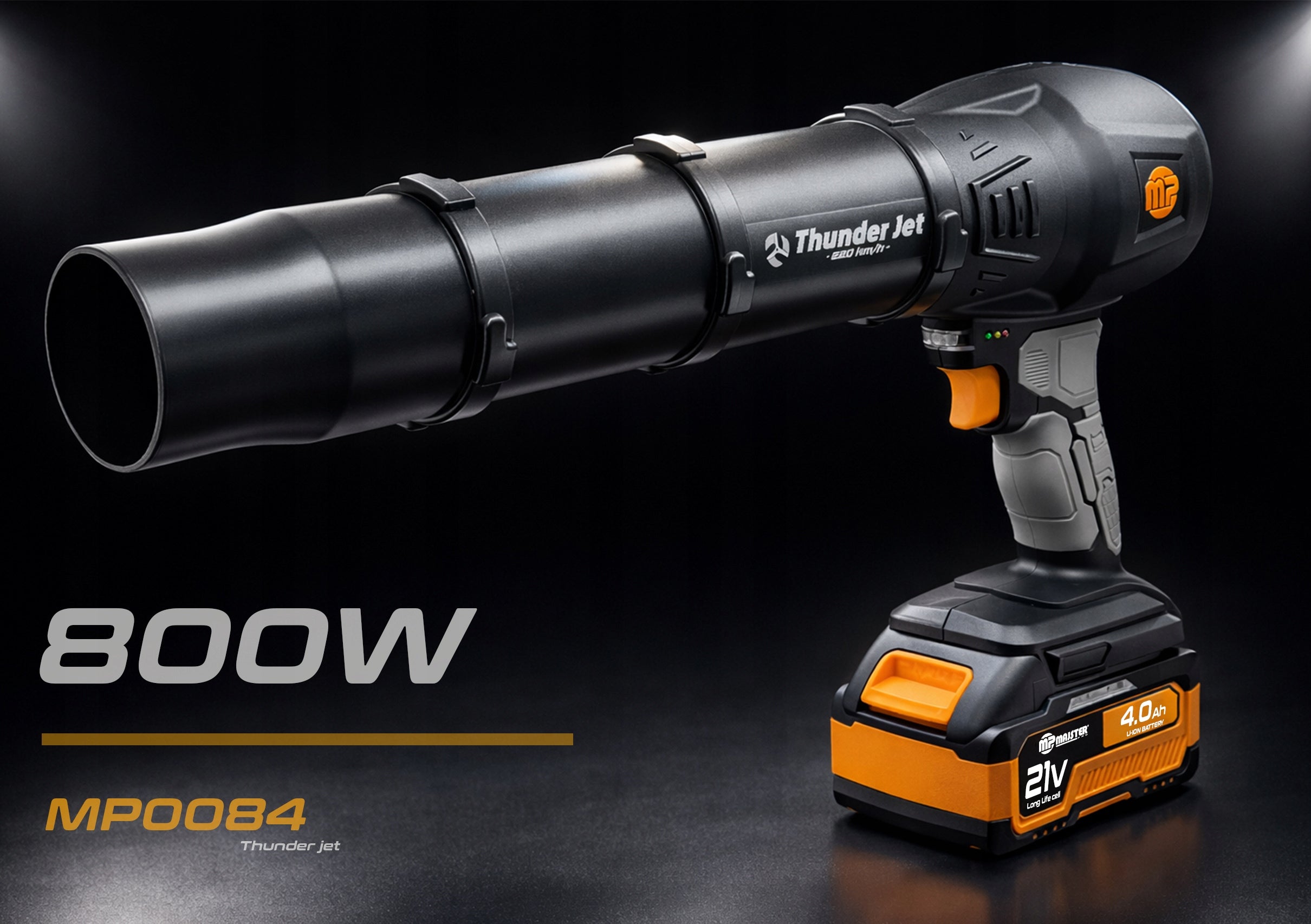 CORDLESS BLOWER Turbo Snow Leaves Garden ELECTRIC MP0084 Output 7 m3/min
