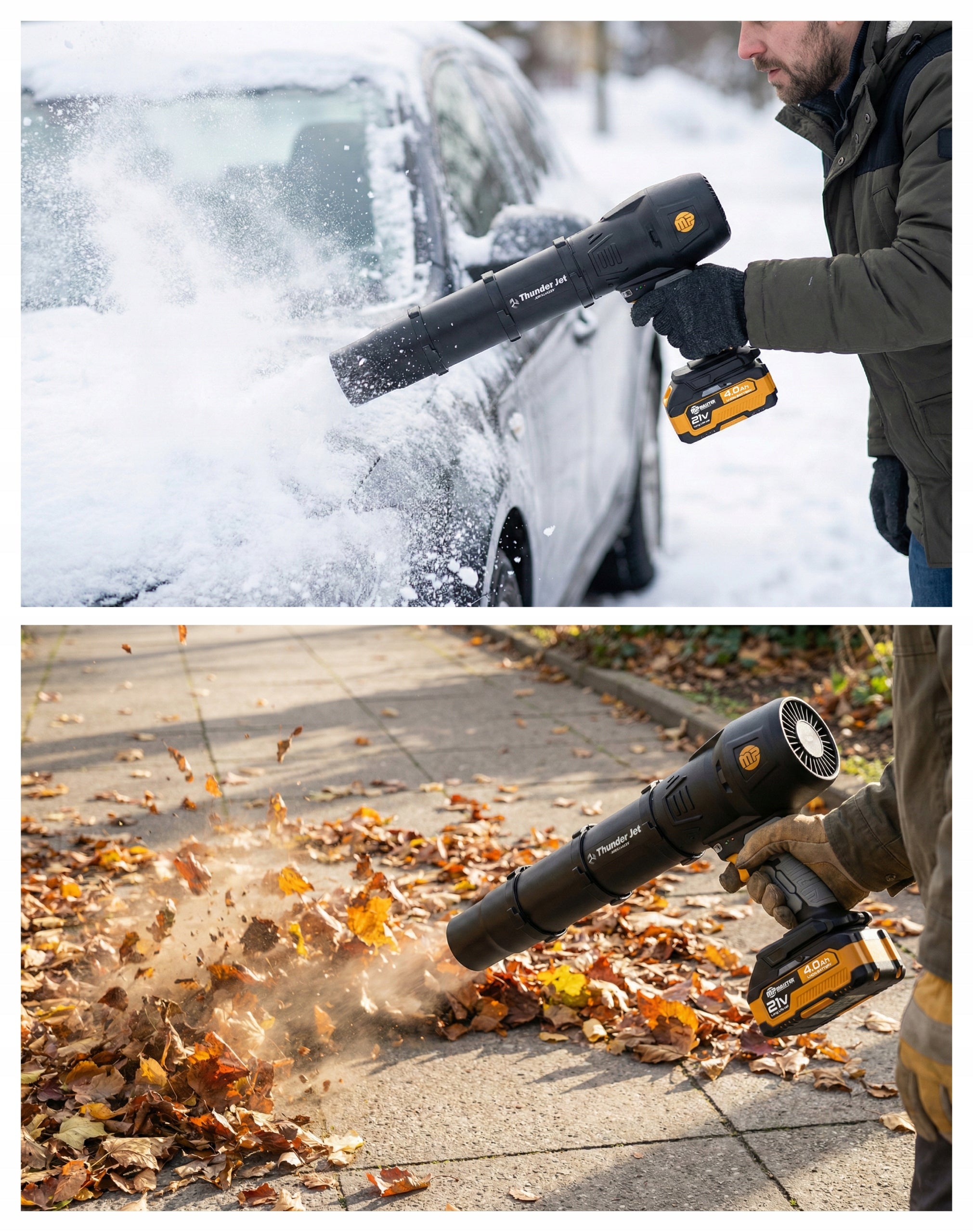 CORDLESS BLOWER Turbo Snow Leaves Garden ELECTRIC MP0084 Tool weight 1.5 kg