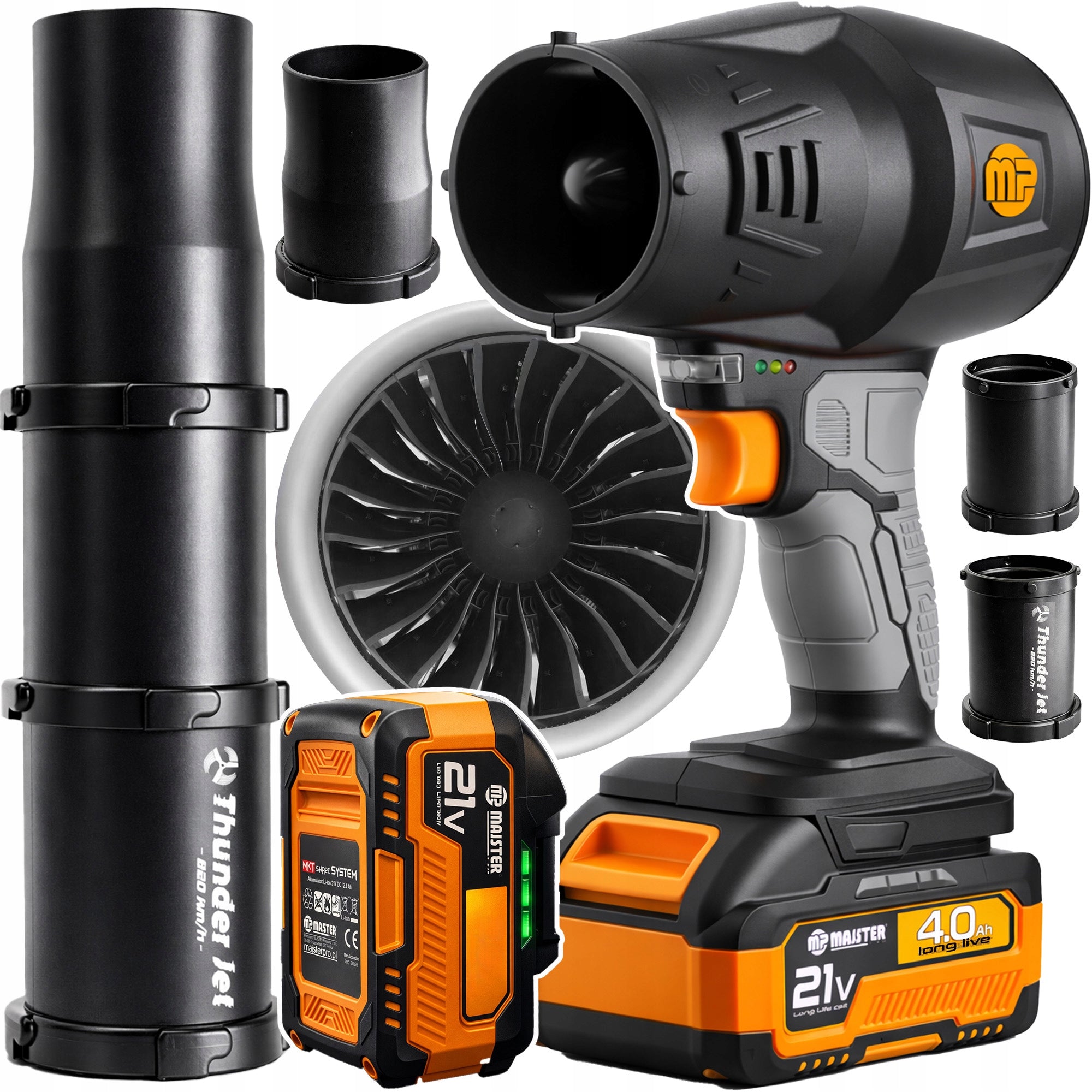 CORDLESS BLOWER Turbo Snow Leaves Garden ELECTRIC MP0084