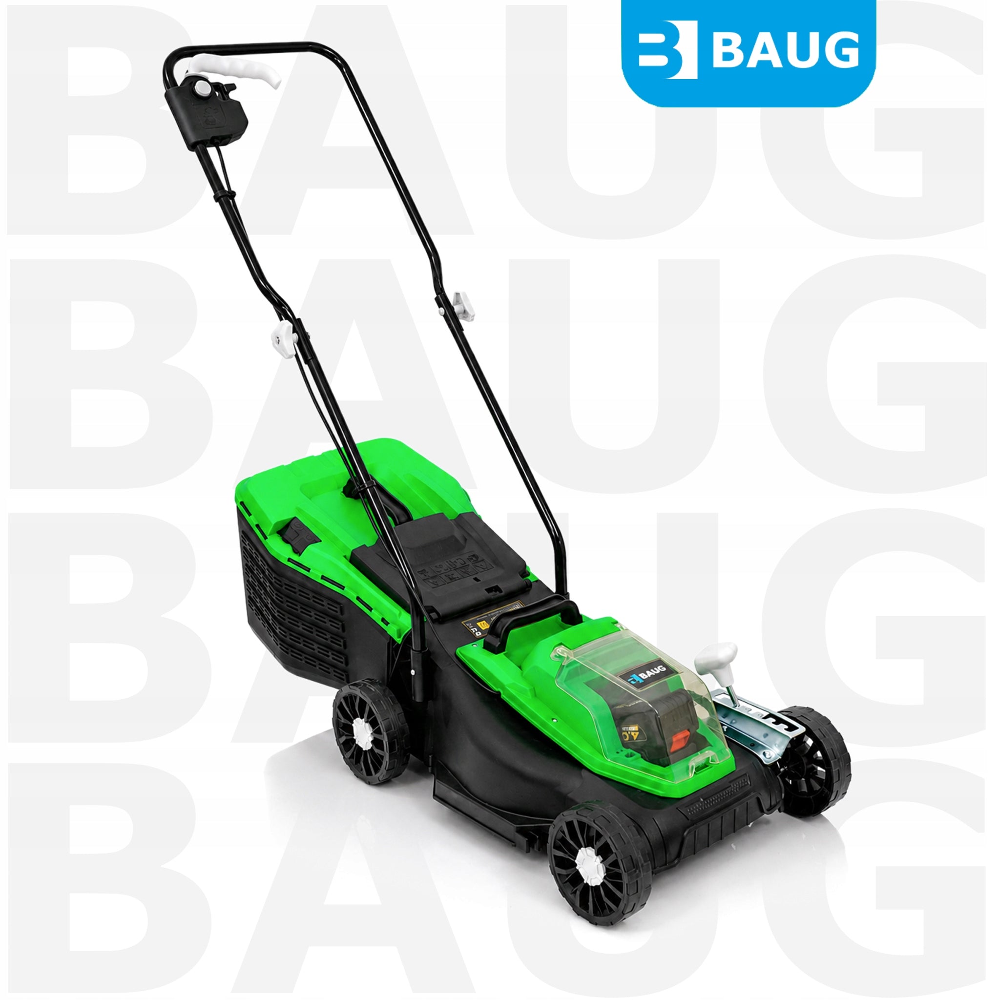 CORDLESS BRUSHLESS LAWN MOWER 2x AKU 4.0AH SOLID STRONG Manufacturer code B4360 KOSIARKA AKUMULATOROWA DO TRAWY BAUG