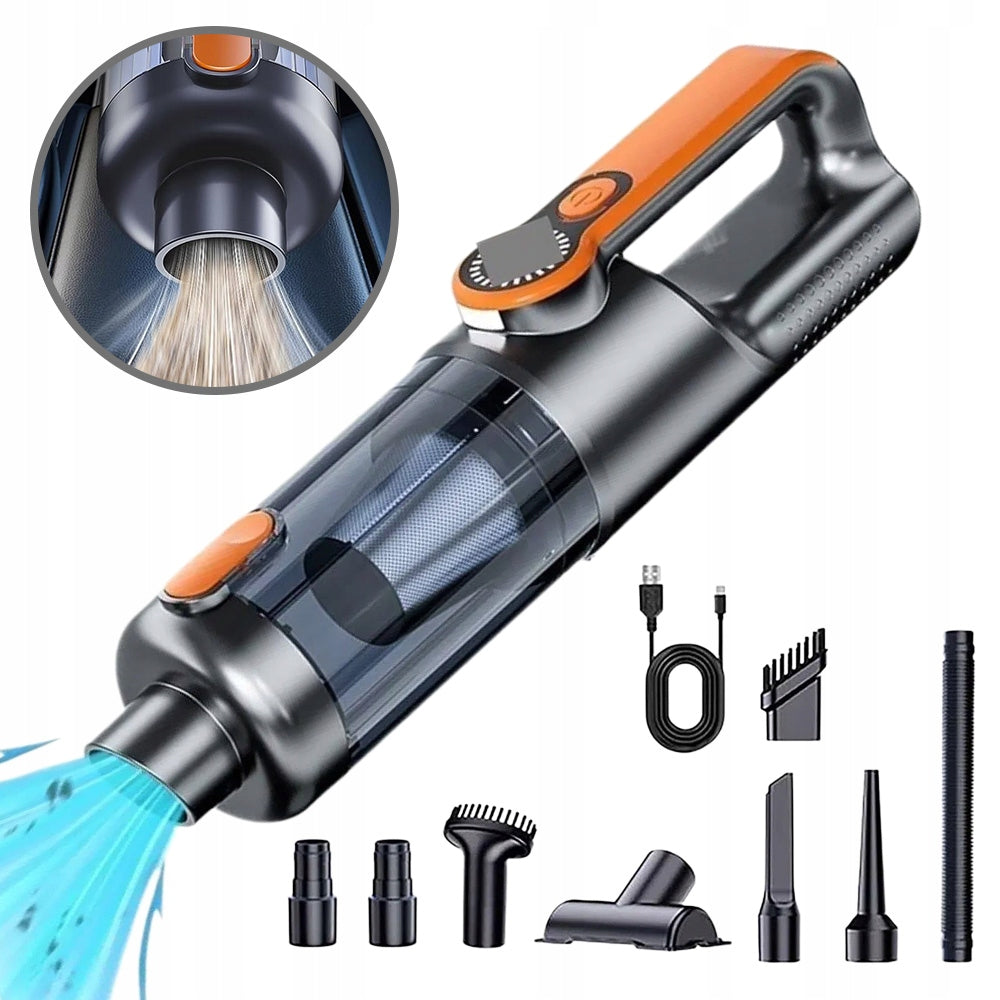 CORDLESS CAR VACUUM CLEANER FOR PET HAIR WITH DISPLAY