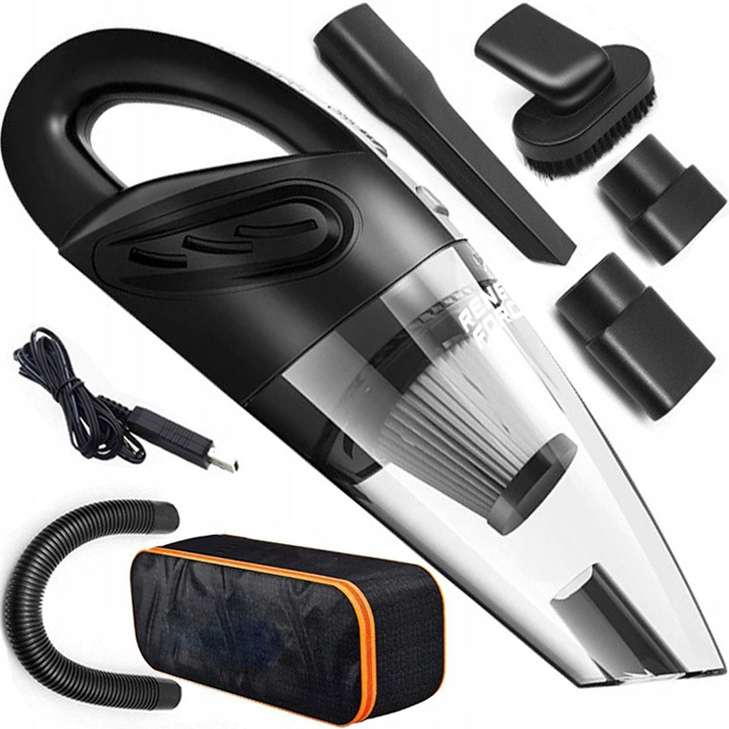 CORDLESS CAR VACUUM CLEANER HANDHELD STRONG SET XL TIPS BAG EAN (GTIN) 5905999032429