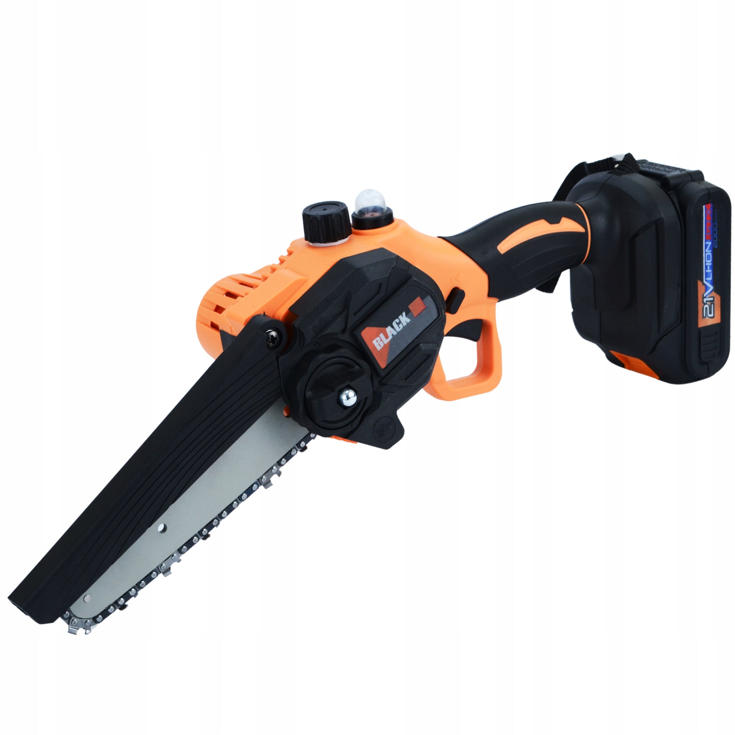 CORDLESS CHAINSAW 150MM 2 AKU 21V 2X GUIDE +FREEBIE Manufacturer code 53738