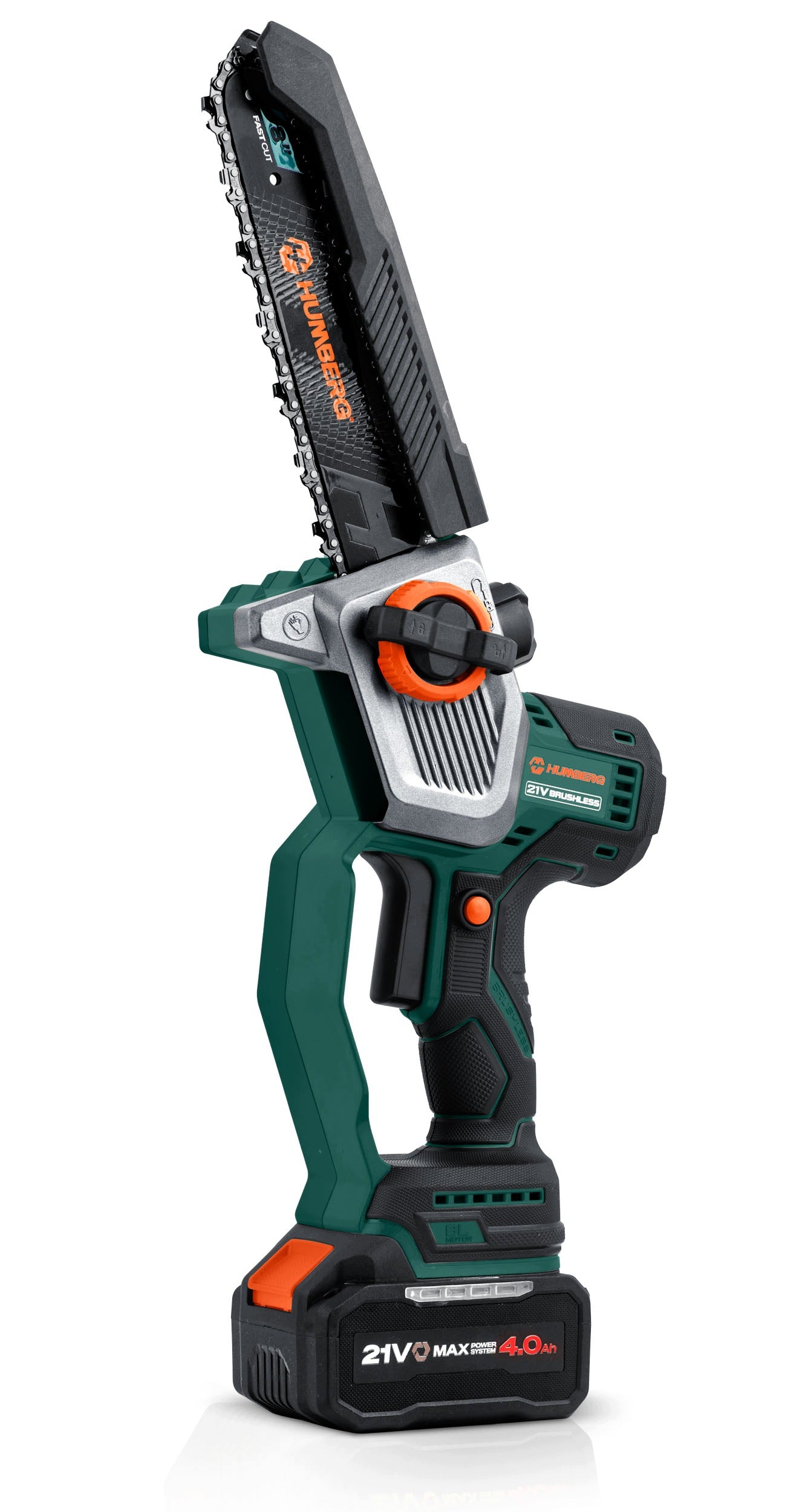 CORDLESS CHAINSAW 4.0Ah PRO TWIG 10"+ 8'' SAW HUMBERG Manufacturer code 543702