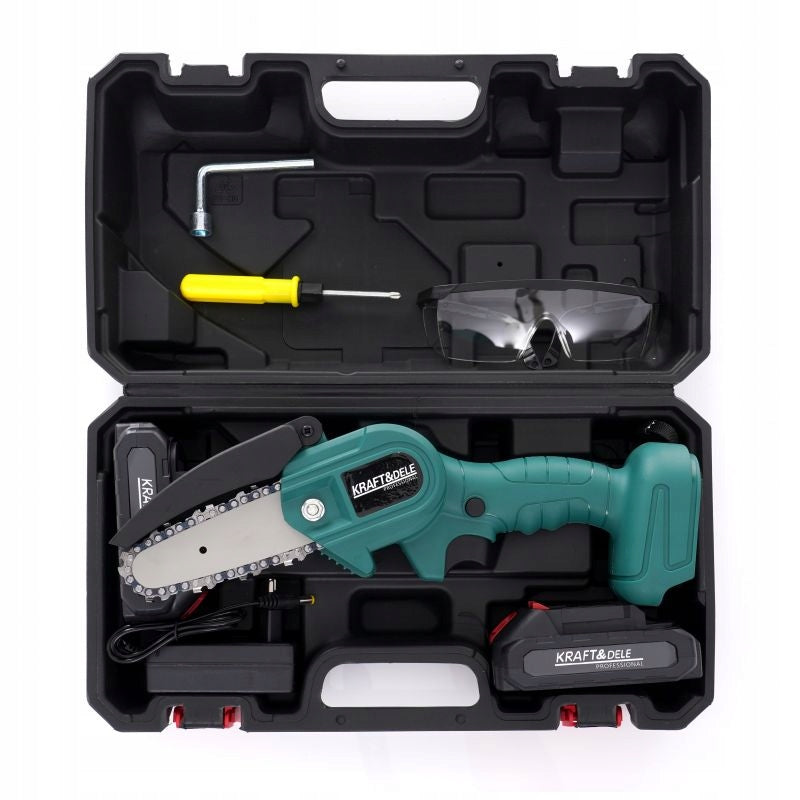 CORDLESS CHAINSAW FOR WOOD BRANCHES 2xAKU STRONG MINI SAW PRO EAN (GTIN) 5903957007656
