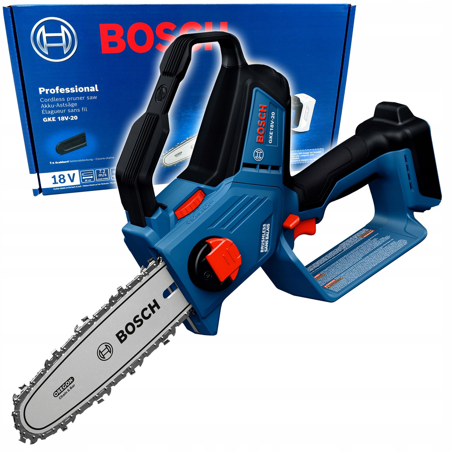 CORDLESS CHAINSAW GKE 18V-20 0*AH 6008D7100 BOSCH