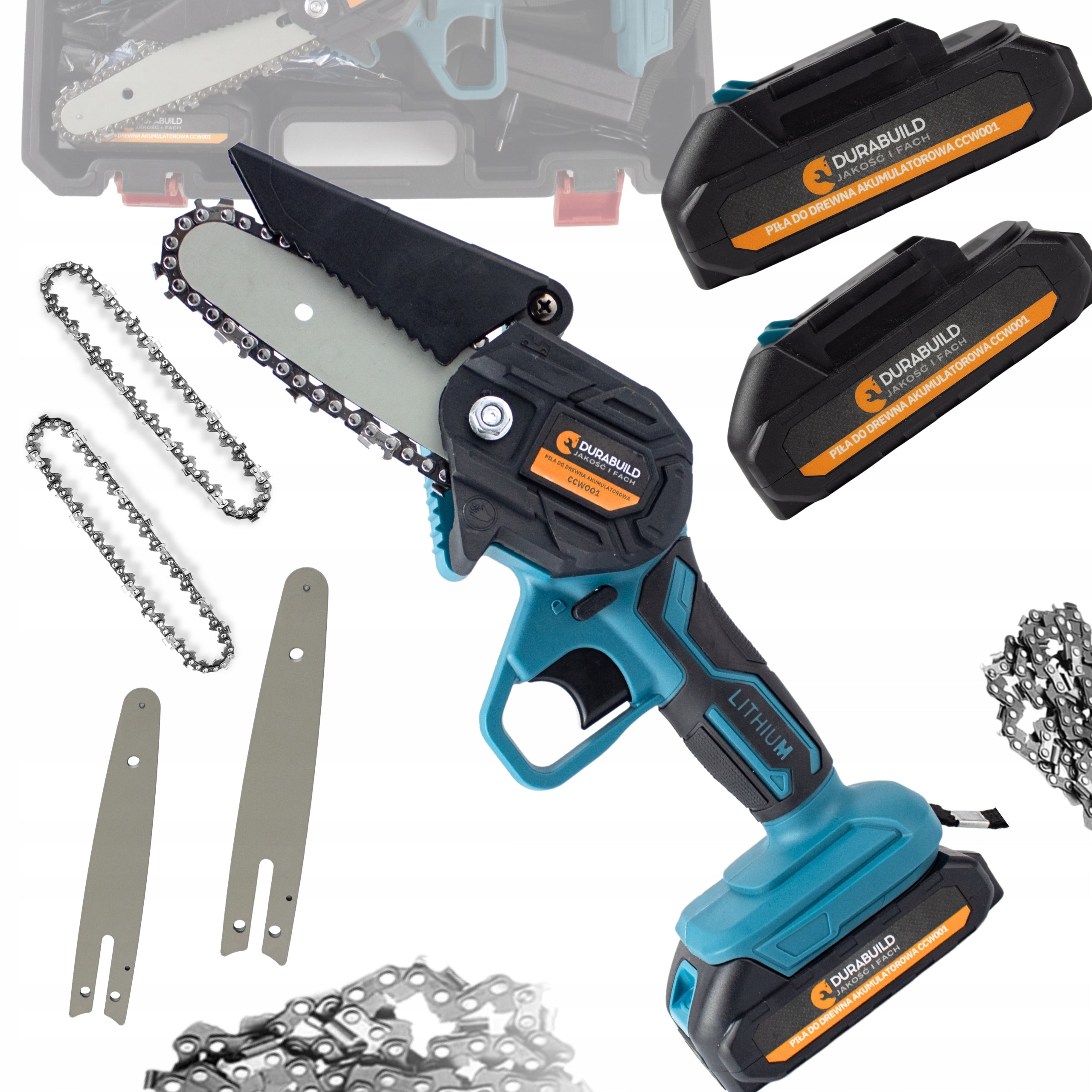 CORDLESS CHAINSAW TREE SAW 6/4 INCH 2XAKU 21V
