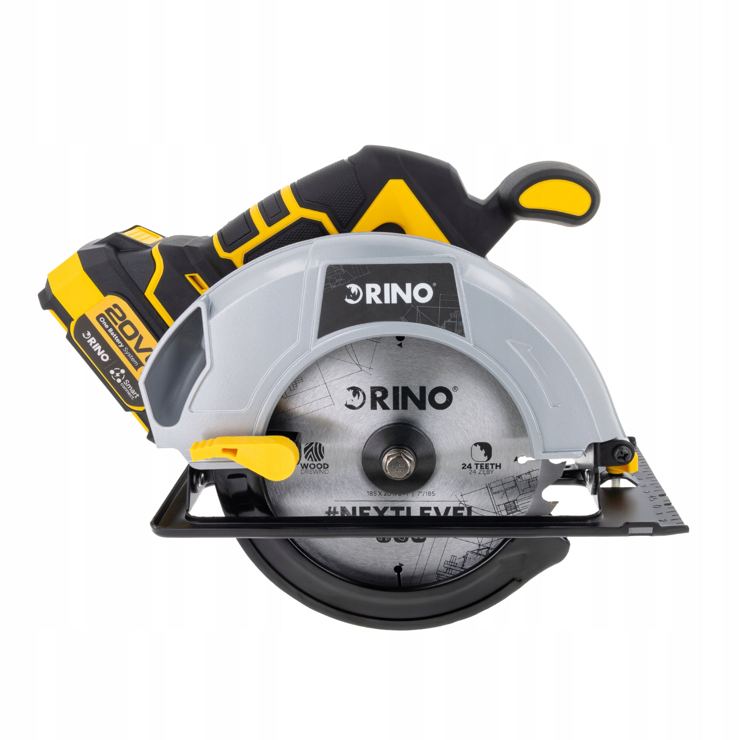 CORDLESS CIRCULAR SAW HAND SAW 185 MM 20 V 2X BATTERY 4 AH Packaging status original