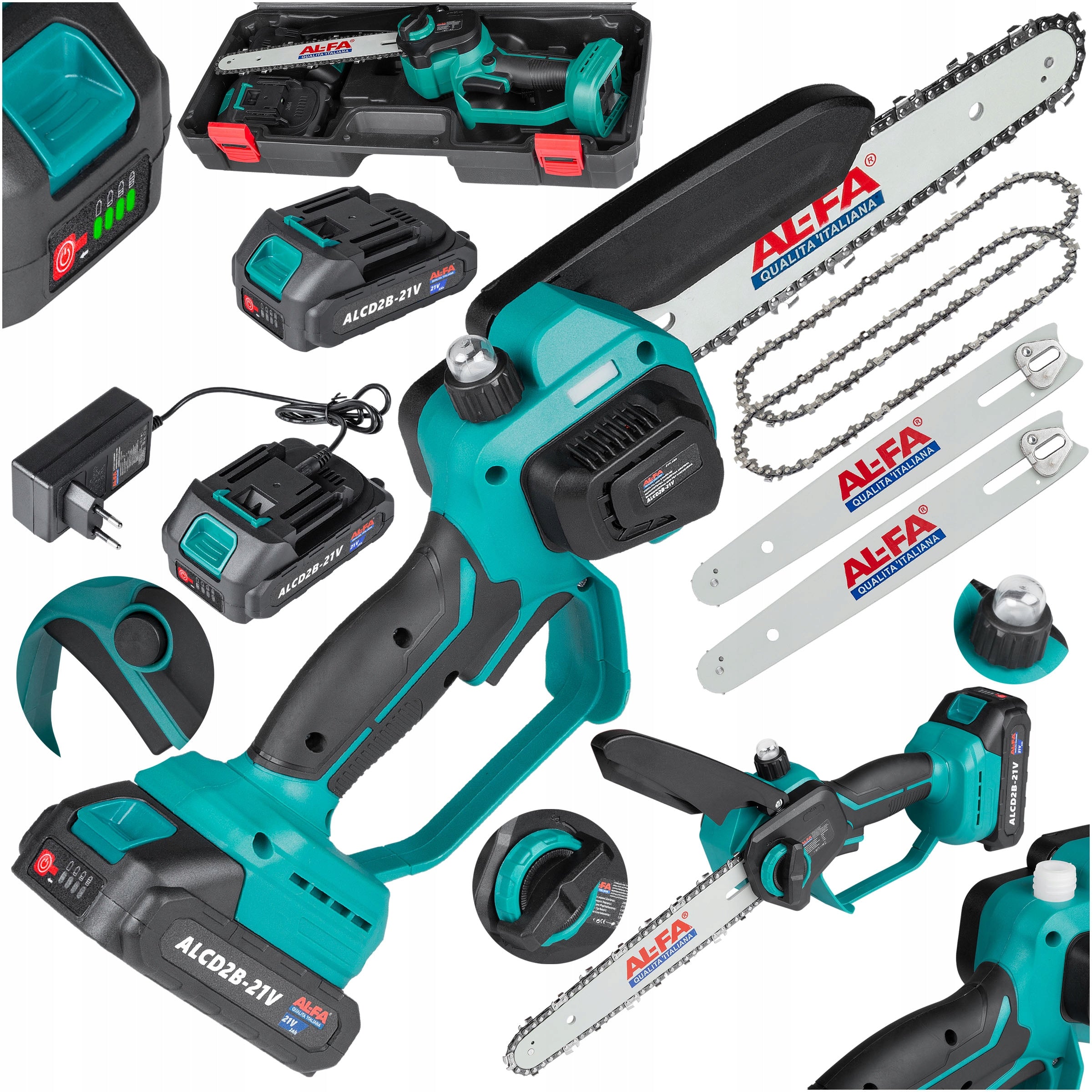CORDLESS Chainsaw 8" BRUSHLESS Chain Lubrication