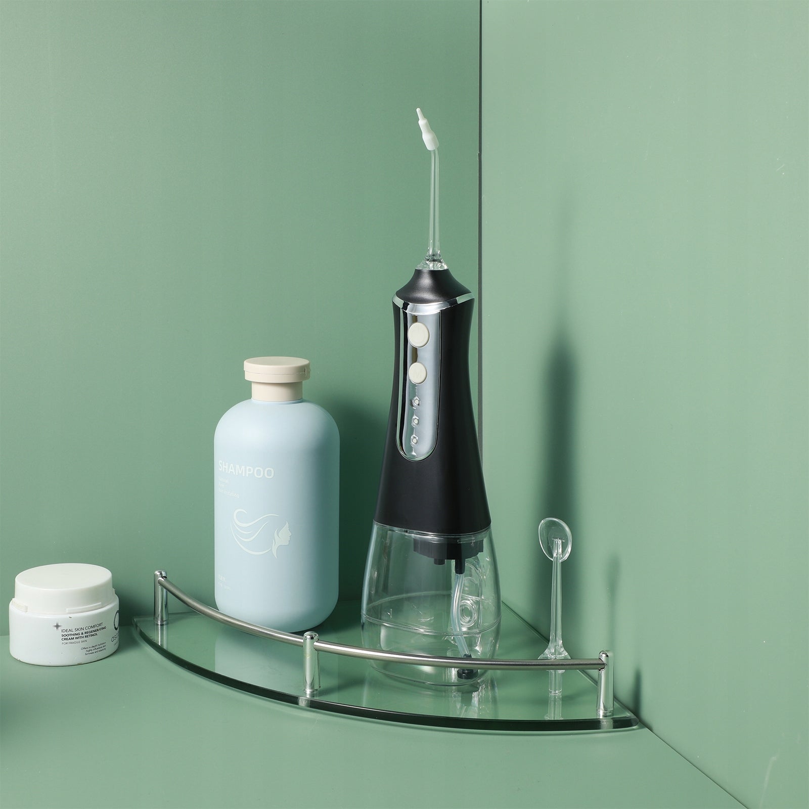 CORDLESS DENTAL IRRIGATOR 5 NOZZLES 3 MODES BLACK Model no model