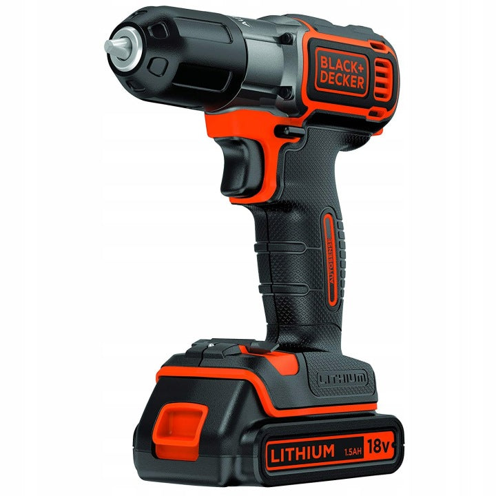 CORDLESS DRILL 30NM 18V 2*1.5AH BDCDC18B BLACK+DECKER Brand Black+Decker