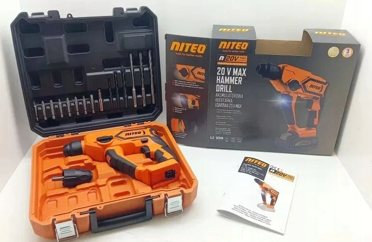 CORDLESS DRILL Niteo 20 V MODEL: 20V0247-25 Manufacturer code 20v0247-25