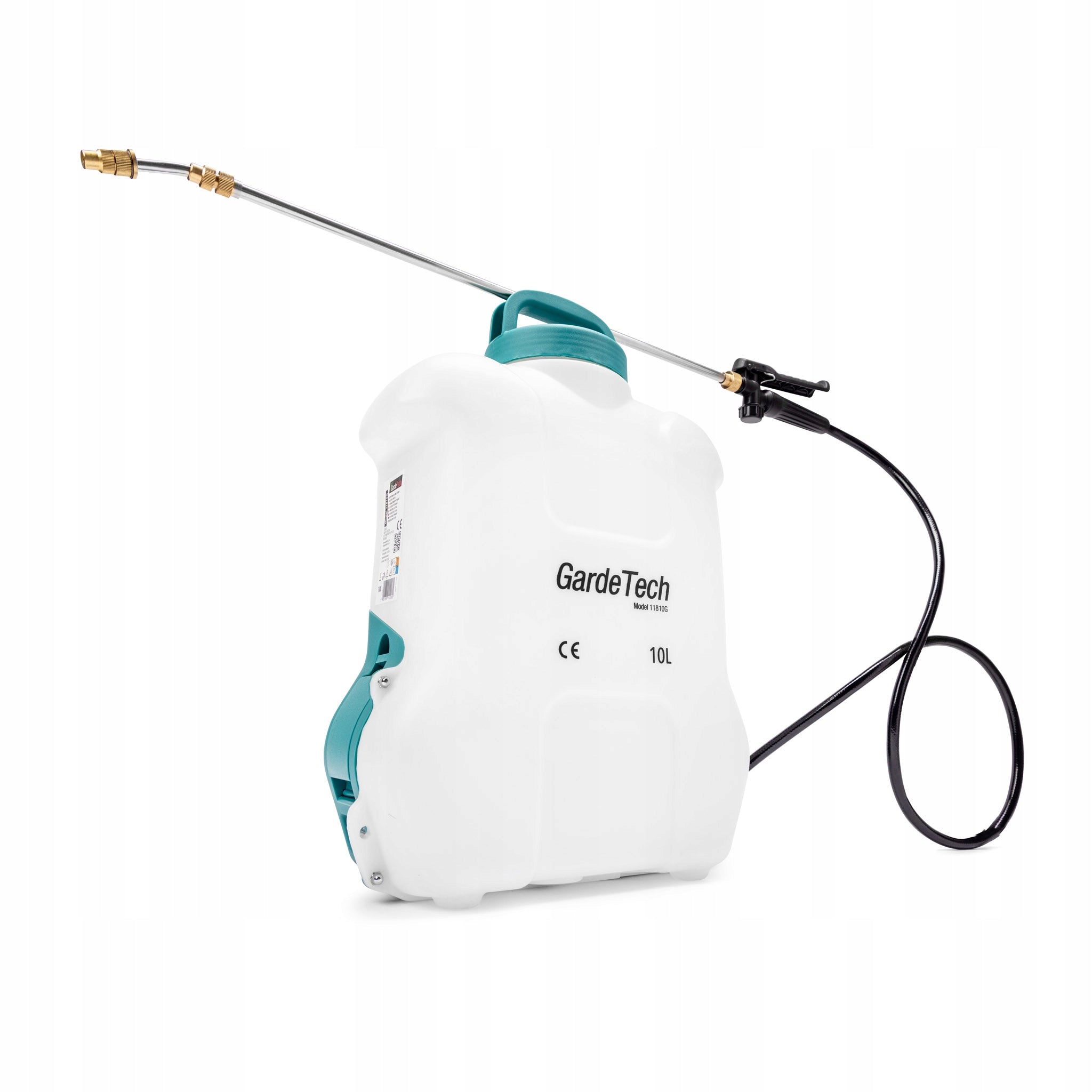 CORDLESS ELECTRIC BACKPACK SPRAYER GardeTech 10L 11810G Power supply rechargeable battery