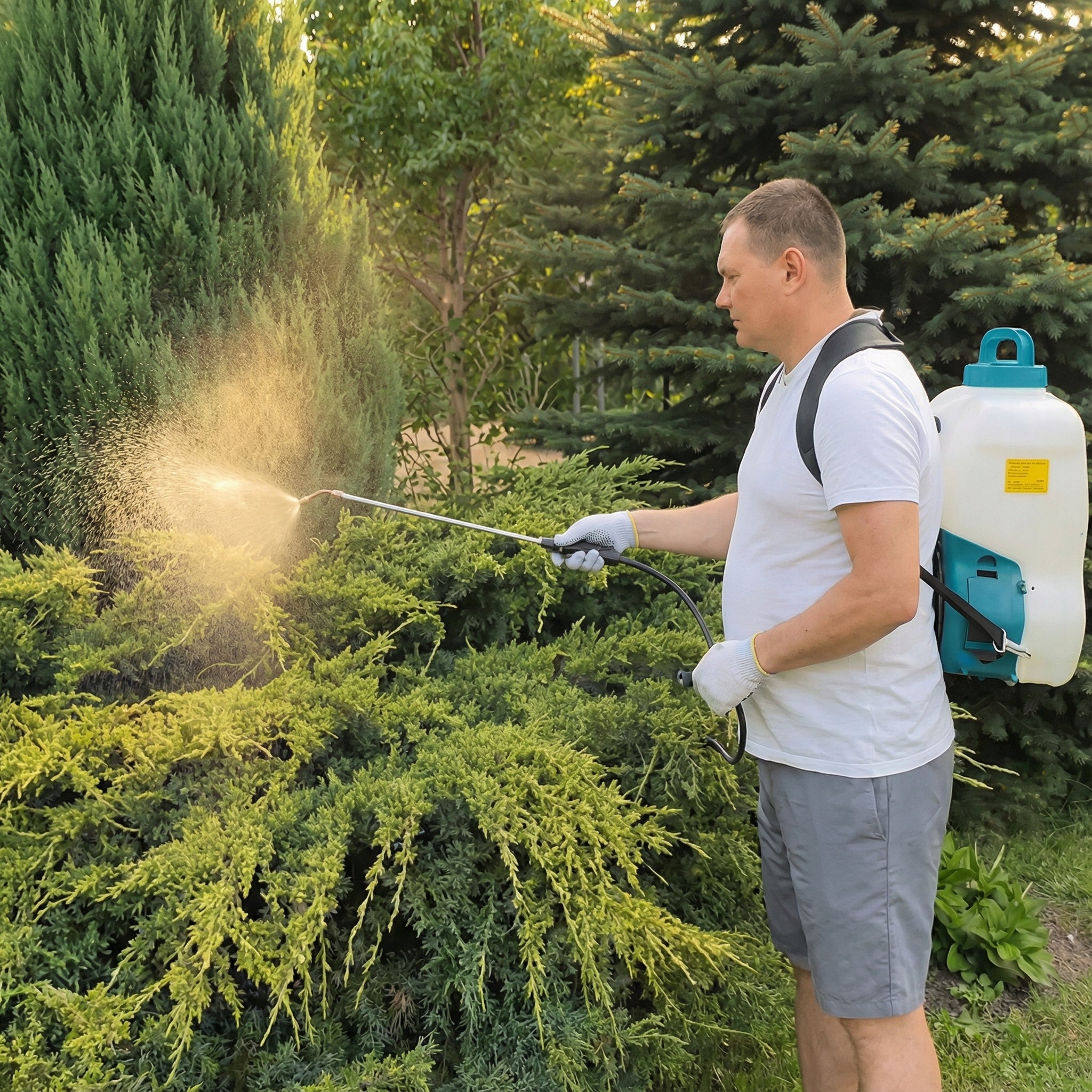 CORDLESS ELECTRIC BACKPACK SPRAYER GardeTech 10L 11810G Tank capacity 10 l