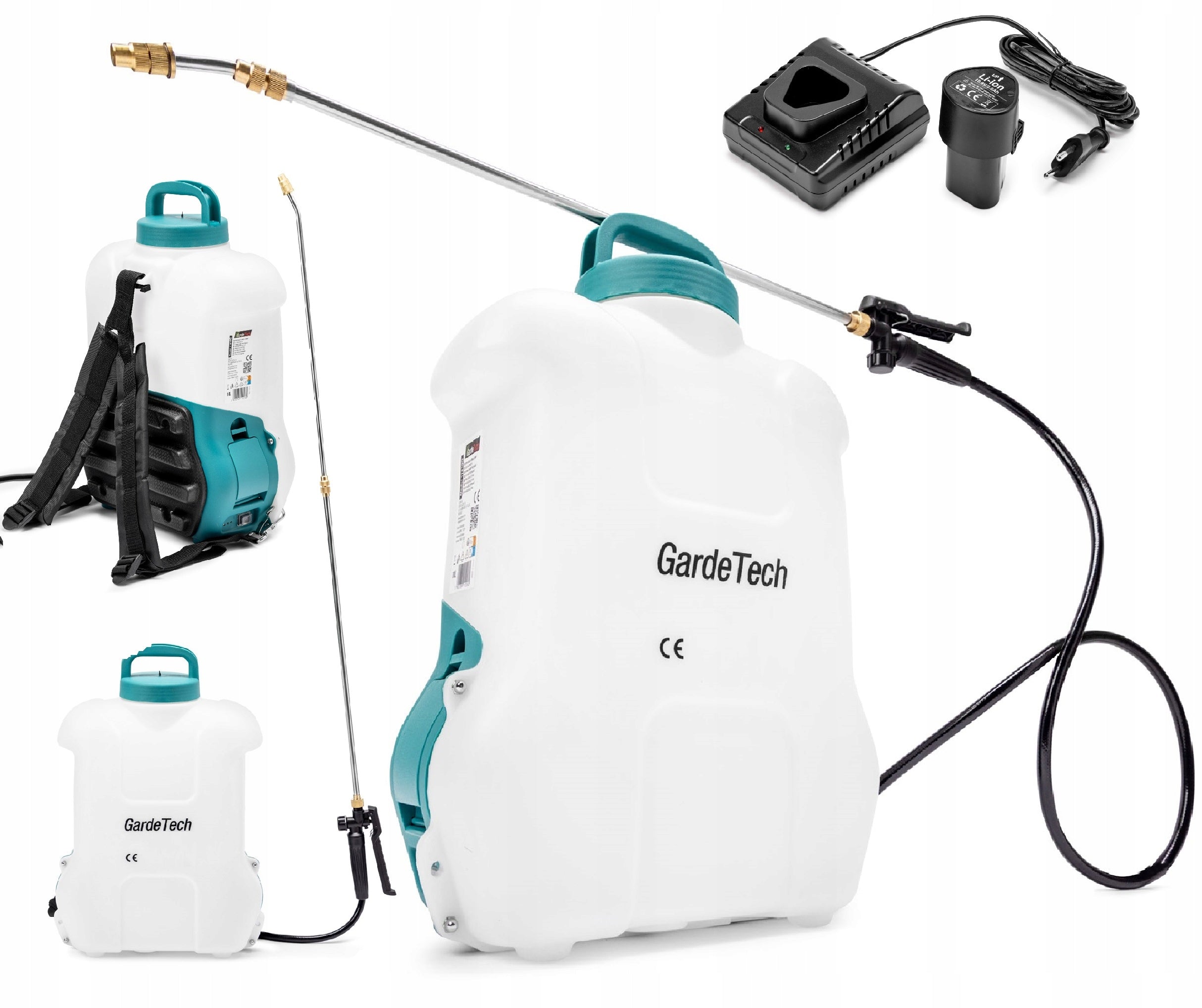 CORDLESS ELECTRIC BACKPACK SPRAYER GardeTech 16L 2,5Ah