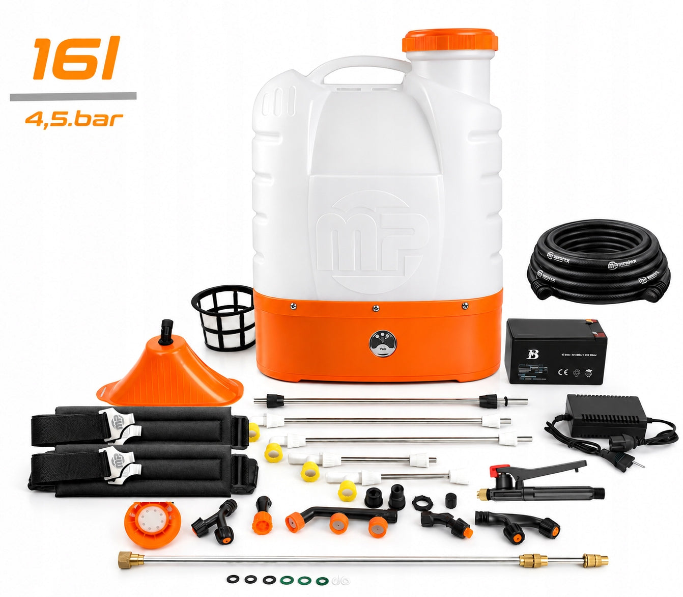 CORDLESS ELECTRIC BACKPACK SPRAYER Garden 16L Majster MP0350 Packaging status original