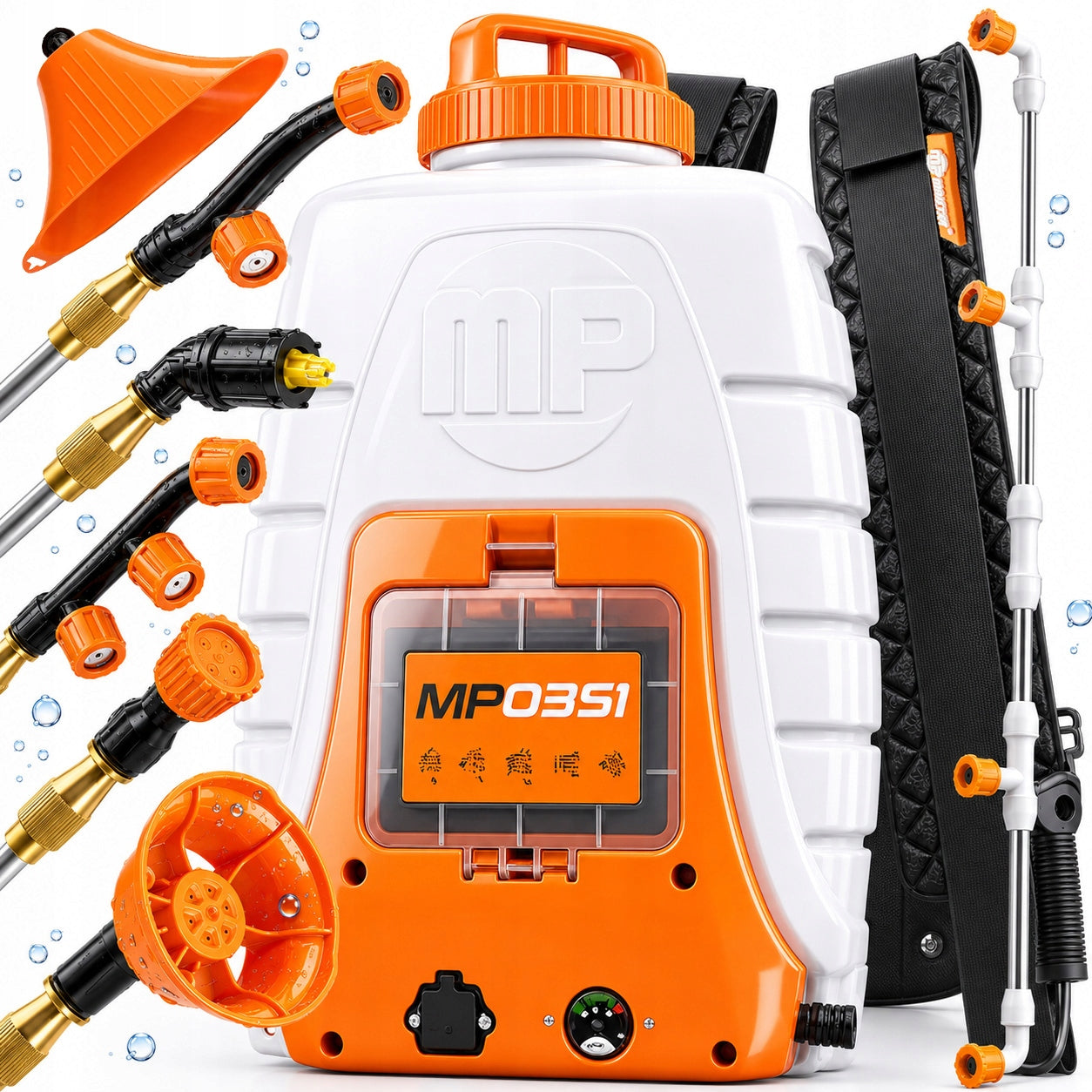 CORDLESS ELECTRIC BACKPACK SPRAYER Garden 18L Majster MP0351