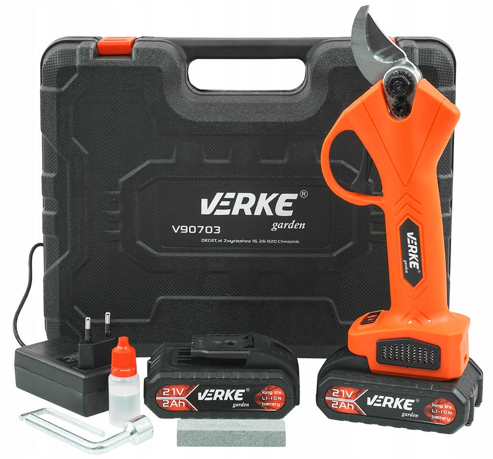 CORDLESS ELECTRIC GARDEN SHEARS 2x AKU FOR BUSH BRANCHES Brand Verke