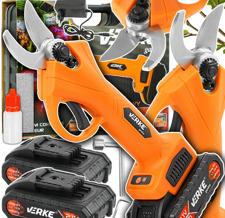 CORDLESS ELECTRIC GARDEN SHEARS 2x AKU FOR BUSH BRANCHES