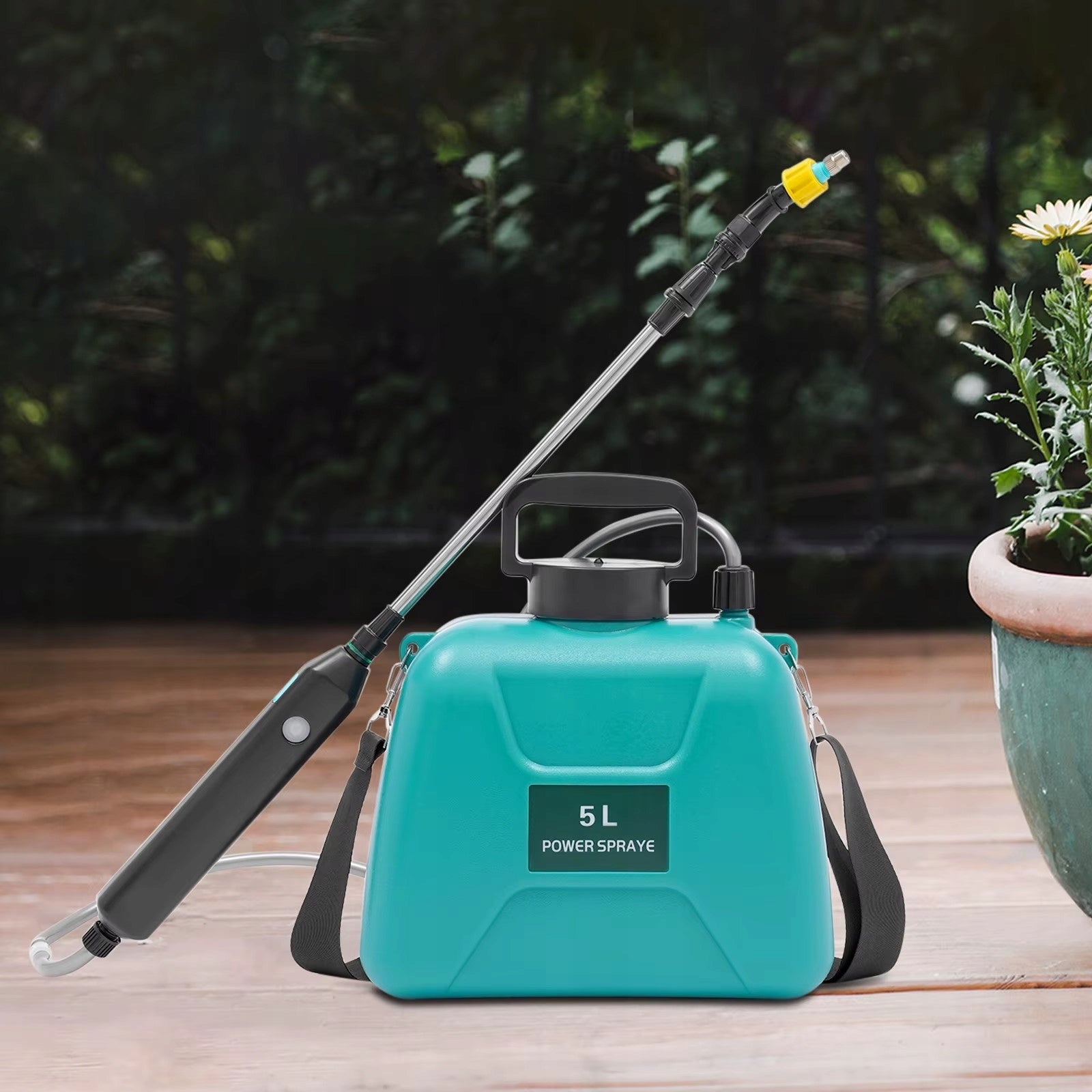 CORDLESS ELECTRIC HANDHELD GARDEN SPRAYER 5L NOZZLES Manufacturer code OPRYSKIWACZ CIŚNIENIOWY AKUMULATOROWY