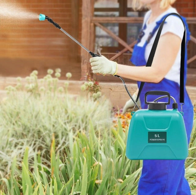 CORDLESS ELECTRIC HANDHELD GARDEN SPRAYER 5L NOZZLES Tank capacity 5 l